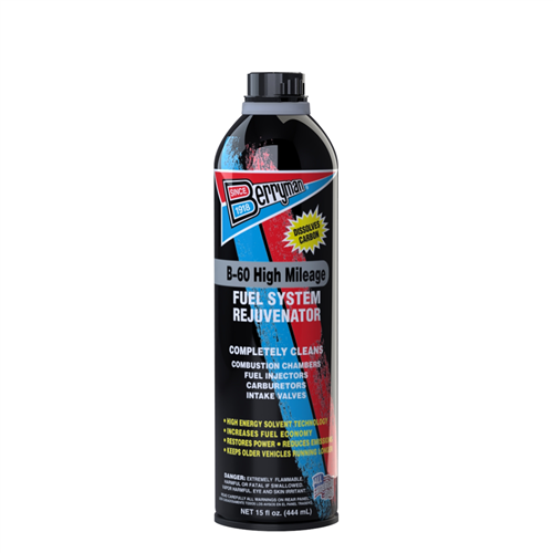 Berryman B-60 High Mileage Fuel System Rejuvenator, 15 fl oz. (Pack of 12)