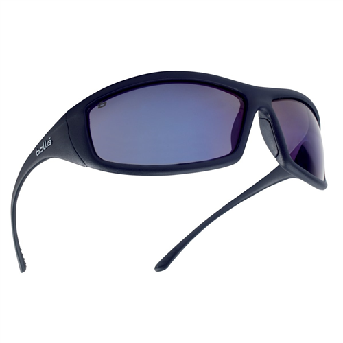 Bolle Safety 40064 Safety Glasses Solis As Blue Flash Lens