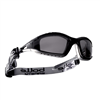 Bolle Safety 40086 Safety Glasses Tracker Foam Lined Asaf Smoke Le