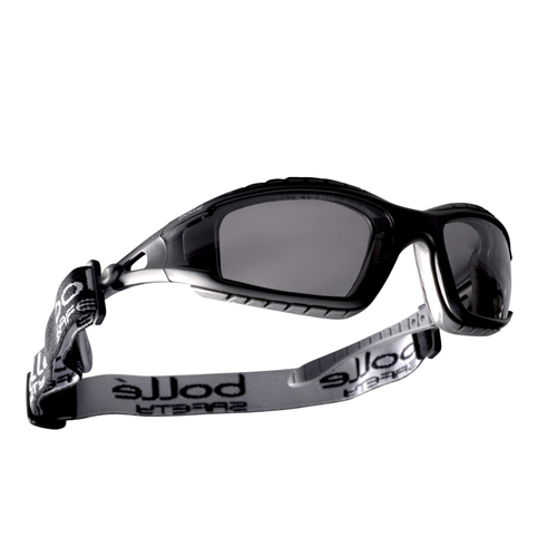 Bolle Safety 40086 Safety Glasses Tracker Foam Lined Asaf Smoke Le