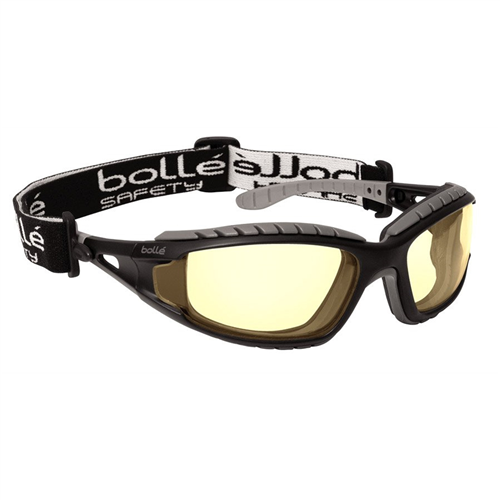 Bolle Safety 40087 Safety Glasses Tracker Foam Lined Asaf Amber Le