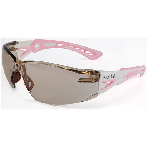 Bolle Safety 40249 Safety Glasses Rush+ Plat Asaf Csp Lens Indo