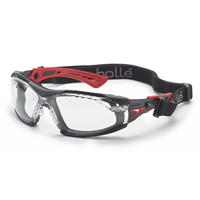 Bolle Safety 40252</Br>Safety Glasses Rush+ With Foam Kit Plat Asaf