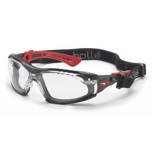 Bolle Safety 40252 Safety Glasses Rush+ With Foam Kit Plat Asaf