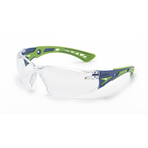Bolle Safety 40256 Safety Glasses Rush+ Plat Asaf Clear Lens