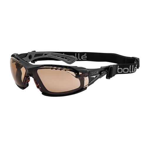 Bolle Safety 40258 Safety Glasses Rush+ With Foam Kit Plat Asaf