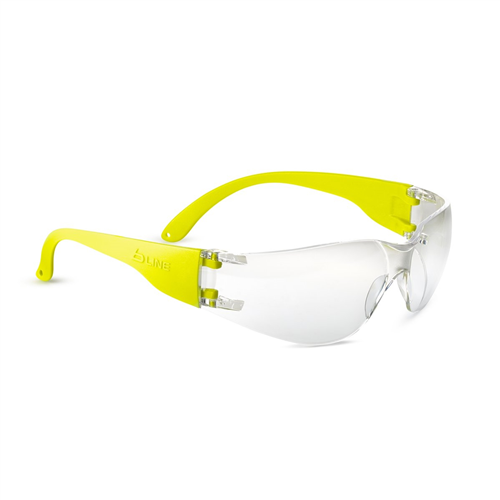 Bolle Safety Pssbl30-016 Safety Glass Bl30 Asaf Clear Yellow Temple