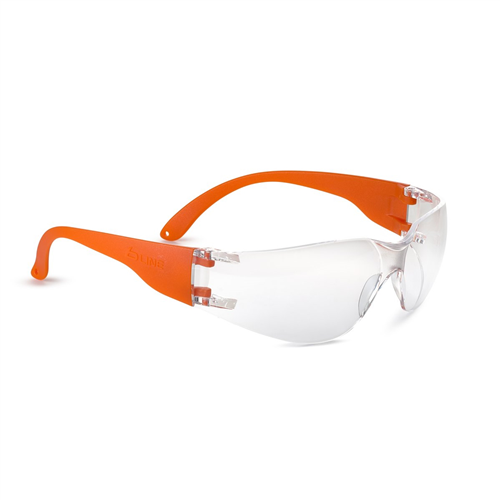 Bolle Safety Pssbl30-047 Safety Glass Bl30 Asaf Clear Lens Orange Templ