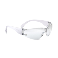 Bolle Safety Pssbl30-048 Safety Glass Bl30 Asaf Clear Lens White Temple