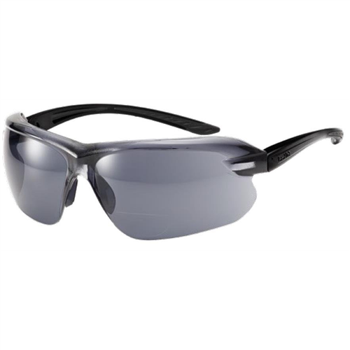 Bolle Safety Pssiri-434 Safety Glasses Iri-S Smoke Lens 2.0 Diopter