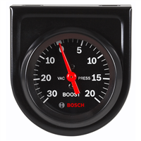 Bosch SP0F000050 2" Mechanical Vacuum/Boost Gauge, Black Face