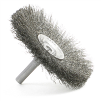 Brush Research BMF-30.014 3 in. Mandrel Mounted Flare Wire Brush, .014