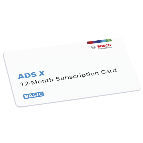 ADS 525X/625X 12 Month Subscription - Basic Plan
