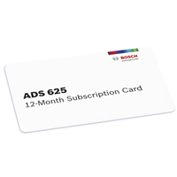 Bosch 3970-SUB ADS 625 12-Month Software Subscription