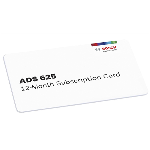 ADS 625 12-Month Software Subscription