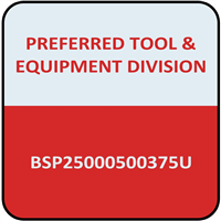 Preferred Tools Bsp-25000500375U 1/2X1.00X3/8