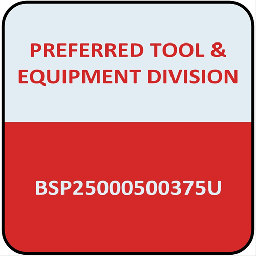 Preferred Tools Bsp-25000500375U 1/2X1.00X3/8