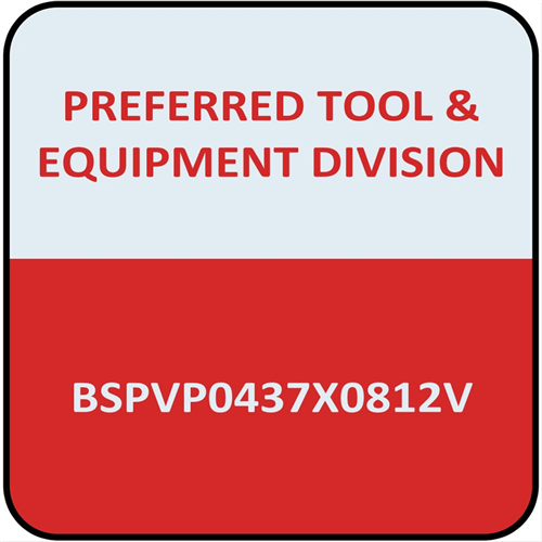 Preferred Tools Bsp-Vp0437X0812V Vee Pkg