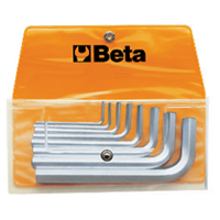 Beta Tools Usa 960386 96/B8-8 Hex Key Wrenches In Wallet