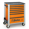 Beta Tools Usa 24002671 C24It /7-O-Mobile Roller Cab 7 Draw.Orange