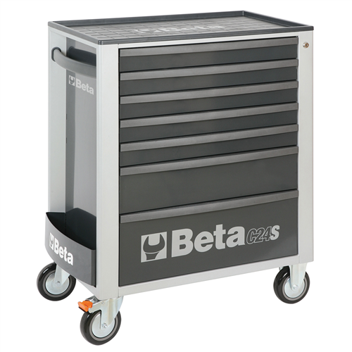 Beta Tools Usa 24002672 C24It /7-G-Mobile Roller Cab 7 Draw.Grey