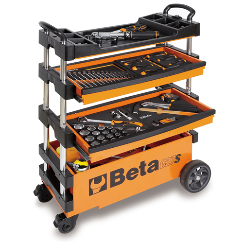 Folding Tool Trolley, Orange - Shop Peerless Hardware Manufacturing