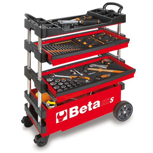 Folding Tool Trolley, Red - Shop Peerless Hardware Manufacturing