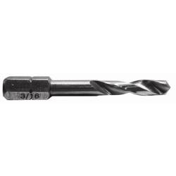 Century Drill & Tool 17912 Stubby Drill Bit 3/16in