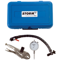 Storm brand imported dial indicator set with flex arm and locking pliers