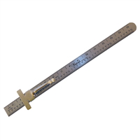 6" Flexible Pocket Ruler - 1mm and 64ths