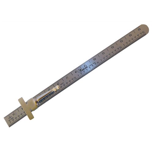 6" Flexible Pocket Ruler - 1mm and 64ths