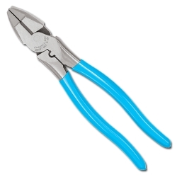 9" Hi-Leverage, Round Nose Linemen's Plier