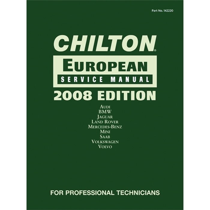 Chilton 2008 European Service Manual