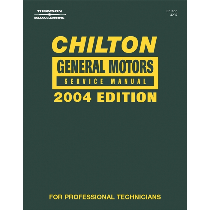 Chiltons Book Company 24237 General Motors Service 2000-2004 Manual