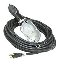 Rugged Work Light, 50 ft 16/3 SJOW Cable