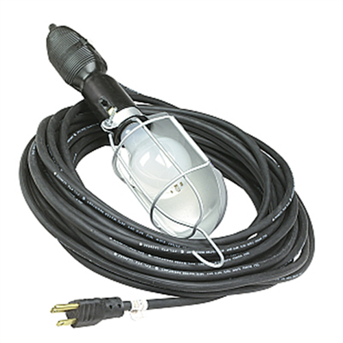 Rugged Work Light, 50 ft 16/3 SJOW Cable