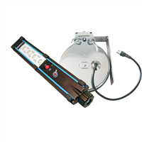 3 LED Hemitech Light with Chrome Cord Reel with 40 ft. 18/2 SJTOW Cable