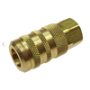 Coijali 15X4F 1/4" 6-Point Industrial Coupler, 1/4" Fpt