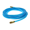 Blue Flexeel Reinforced Polyurethane Straight Air Hose 1/2" x 50', 1/2" MPT
