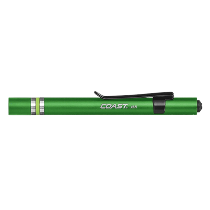 A8R Rechargeable LED Flashlight, Green