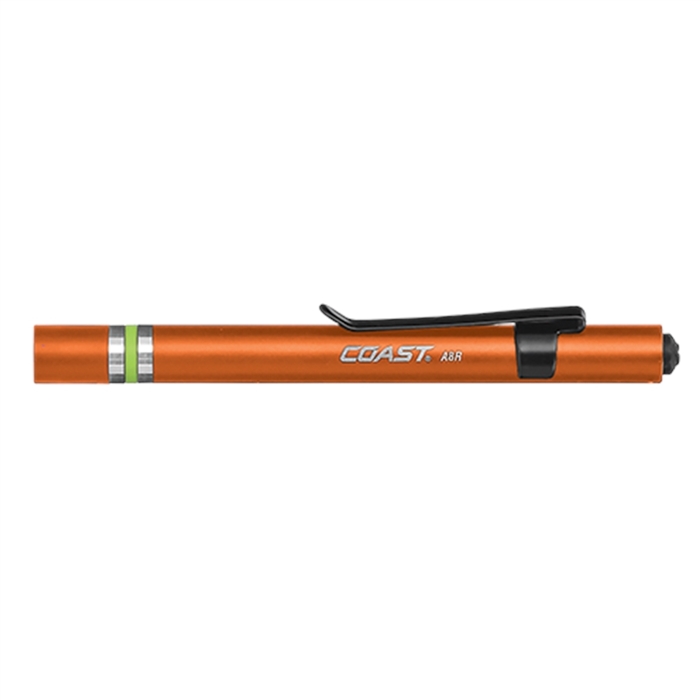 A8R Rechargeable LED Flashlight, Orange
