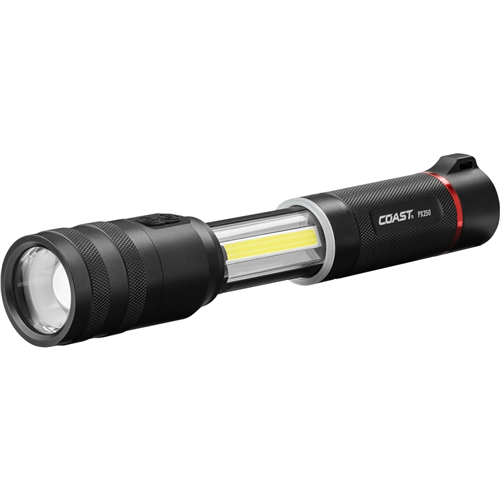 Coast Products 21548 Px250 Dual-Color Focusing Flashlight W/Slide Light