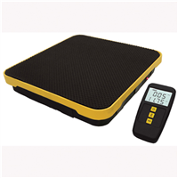 CPS Products CC240RF Refrigerant Charging Scale, 240 lb Capacity, 8-3/4" x 8-3/4" Platform, Cordless LCD Remote Readout