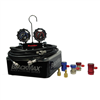 Black Max Series Dual R134a and R1234YF Manifold Gauge Set