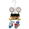 Ball Valve A/C Manifold Gauge Set, for R134a and HFO1234yf, 72" Hoses, Manual Couplers