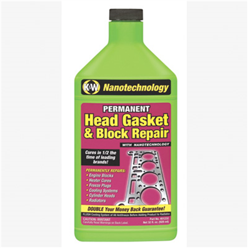 Permanent Head Gasket & Block Repair with Nanotechnology, 32 oz Bottle, 6 per Case