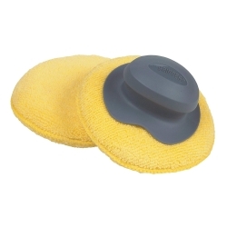 Carrand 'The Gripper' Microfiber 5 in. Round Applicator Pad (2-Pack)