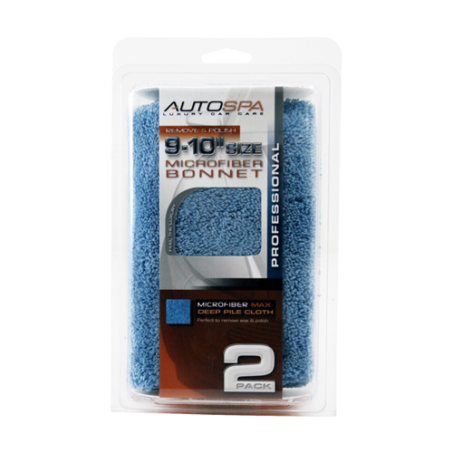 2-Pack 9-10 in. Microfiber Polishing Bonnet