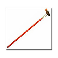 Carrand 9047R Window Squeegee, 8" Metal Head with Rubber Blade and Net Covered Foam, 32" Wood Handle