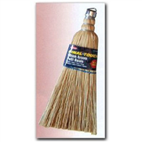 Carrand 93028 Whisk Broom, 10" Long, Natural Fibers, with Metal Hanger Loop, Carded